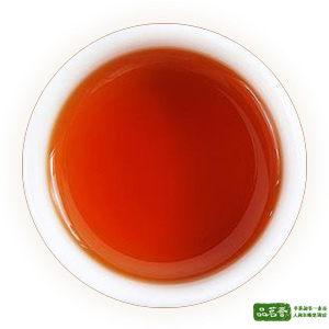 大红柑普洱茶汤色